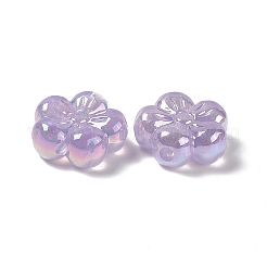 УФ-покрытие радужных переливающихся акриловых цветочных бусин&nbsp;PACR-M003-10B