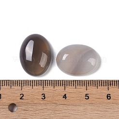 Natürlichen grauen Achat Cabochon&nbsp;G-B080-01A-26