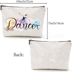 Maßgeschneiderte bedruckte Canvas-Aufbewahrungstaschen aus Polycotton&nbsp;ABAG-WH0029-147