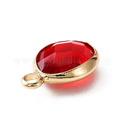 Facettierten Glas-Anhänger&nbsp;KK-WH0046-59G-07