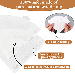 100 шт. бумажные фильтры для кофе&nbsp;FIND-WH20007-39B