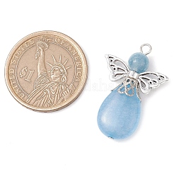 Подвески из натурального зеленого авантюрина/аметиста/розового кварца/тигрового глаза/кварца&nbsp;PALLOY-JF03187