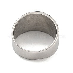 304ステンレスリング  フラットラウンド  内径：19mm&nbsp;RJEW-B055-04AS-04