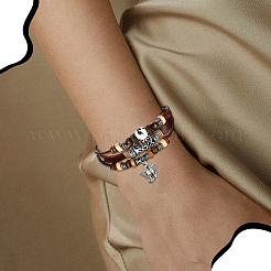 80 шт. 8 стиля тибетского стиля сплава наконечник шнура&nbsp;FIND-SC0020-98C