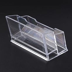 Пластиковый держатель для визитных карточек&nbsp;AJEW-WH20001-68B