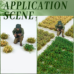 Нейлоновые мини-пучки травы AJEW-WH20120-09A