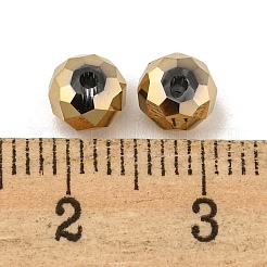Perles en verre electroplate&nbsp;EGLA-Z004-01A-03