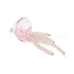 Стекло с большими акриловыми подвесками&nbsp;PALLOY-JF04982-01