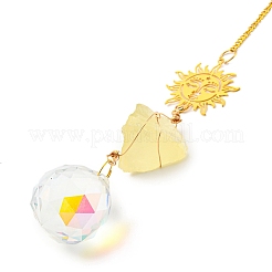 Pépites enveloppées de fil&nbsp;HJEW-C008-03C-G