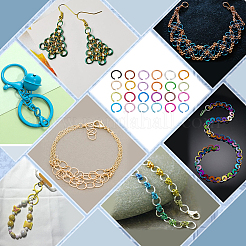 Алюминиевая проволока открыты кольца прыжок ALUM-PH0003-03-8mm