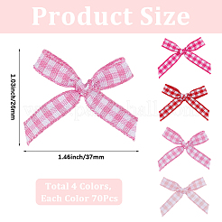 280 шт. 4-х цветные аксессуары для костюмов из полиэстера ручной работы&nbsp;DIY-SP0004-97