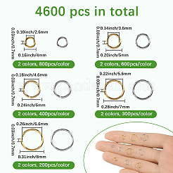 4600 шт. Железные открытые прыжковые кольца IFIN-SP0001-25