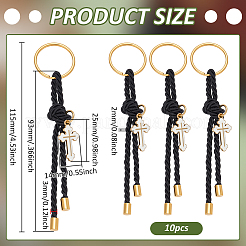 10шт. подвеска из полиэфирного витого шнура&nbsp;KEYC-FG00002