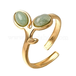 Offene Manschettenringe aus Edelstahl 304&nbsp;RJEW-F213-04G-08
