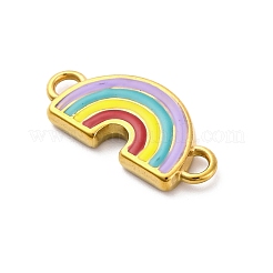 Подвески-шармы из нержавеющей стали 304 с радужной эмалью&nbsp;STAS-B085-32G