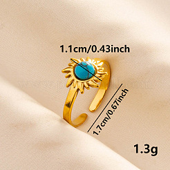 Регулируемые манжеты из нержавеющей стали 304 с открытыми кольцами для женщин&nbsp;ED0975-6