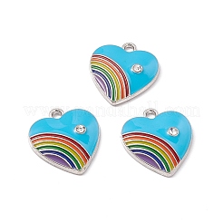 Кулон эмали сплава&nbsp;ENAM-H039-07P-E