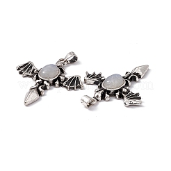 Подвески из натурального радужного лунного камня KK-A173-05AS-05