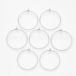 Фурнитура для сережек-колец из нержавеющей стали 304&nbsp;STAS-T047-17