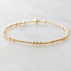 3 шт. латунные круглые браслеты из бусин&nbsp;OC6441