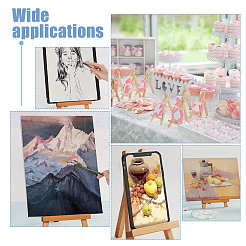 Складной деревянный треугольный мольберт WOOD-WH0034-52B