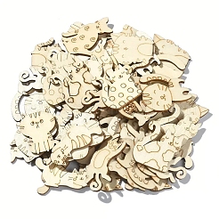 Кошка незаконченные деревянные вырезки PW-WG1BA1D-01