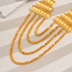 Изысканные многослойные ожерелья-нагрудники с кисточками и цветами в ближневосточном стиле для женщин WE4351