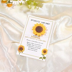 Поздравительная открытка из прямоугольной бумаги DIY-YW0016-03