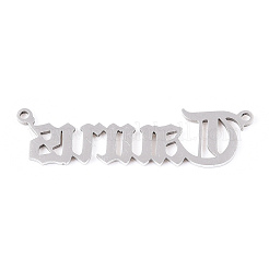 301ステンレススチールペンダント  星座  ステンレス鋼色  牡牛座  9.5x32x1mm  穴：1.4mm&nbsp;STAS-CJC0004-03P-07