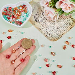 Смешанные стили гальванических стеклянных бусин EGLA-SC0001-34