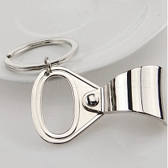 合金キーホルダー  ポップタブペンダントキーホルダー  プラチナ  5.2x3.2cm&nbsp;KEYC-PW0009-06