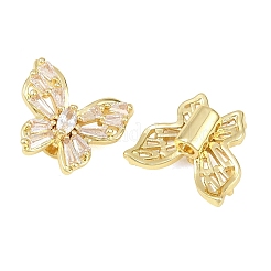 Латунные микропаве из прозрачного кубического циркония&nbsp;KK-D109-05C-G