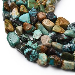 Хубэй природных бирюзовый бисер нитей G-B161-B09