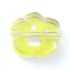 Прозрачного акрилового Европейский бисером&nbsp;OACR-CJC0006-03A