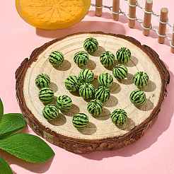 20 шт. Непрозрачные акриловые бусины&nbsp;MACR-FS0002-28A