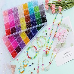 2560 pz 32 colori perline acriliche trasparenti&nbsp;TACR-SZ0001-20A