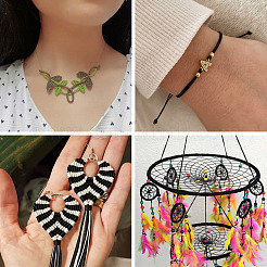 6 рулон нейлонового шнура с китайским узлом 6 видов&nbsp;NWIR-TA0001-23