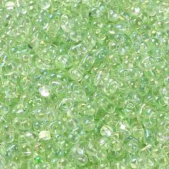 Ab-farbig plattierte Glasperlen&nbsp;SEED-L011-06B-11