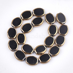 Стеклянные бусины с гальваническим покрытием &nbsp;EGLA-S188-03A