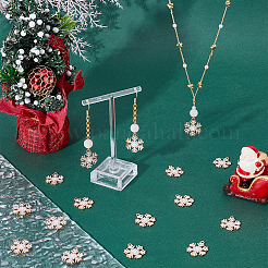 100 шт. эмалевые подвески в рождественском стиле&nbsp;ENAM-UN0001-30