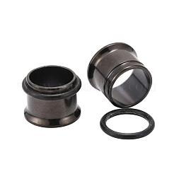 12 шт. 6 цвета 316 хирургическая нержавеющая сталь винт ушные калибры заглушки для туннелей плоти&nbsp;STAS-YW0001-16B