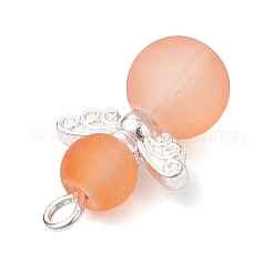 8 шт. подвески из матового стекла 8 цветов PALLOY-JF04086