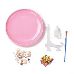 Peinture de pâte de disque de conque de coquille de modèle de gâteau de bricolage pour des enfants&nbsp;DIY-P035-02