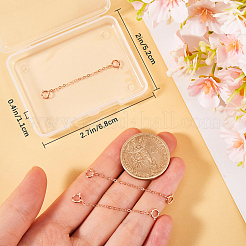 3 шт. удлинитель цепи из стерлингового серебра STER-BBC0006-76RG