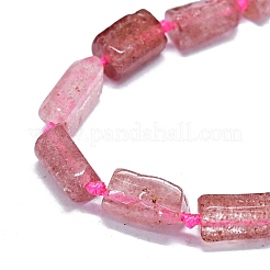 Природного кварца клубники нитей бисера G-O170-122