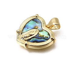 Anhänger aus Messing und Naturmuscheln mit Motiven der Jungfrau Maria&nbsp;SH-CBA7C77-01A-G02