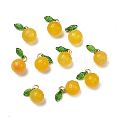 Подвески из натурального окрашенного агата оранжевого цвета G-U025-07G