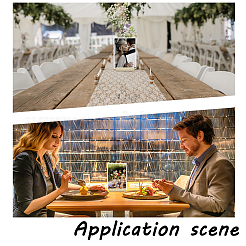 12шт. 6-х цветная визитница из сосны WOOD-PH0001-72