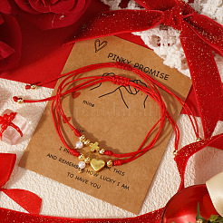 Латунные бисерные плетеные браслеты из бисера&nbsp;XB9584-1