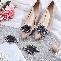 4 Stück Schuhclips aus Eisen&nbsp;HJEW-HY00183